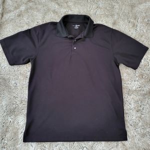 Grand Slam Men's Golf Polo Black Size XL